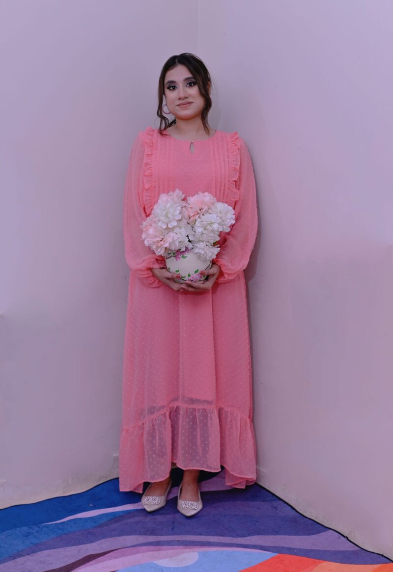 Rose Blush Chiffon Elegance Maxi 1